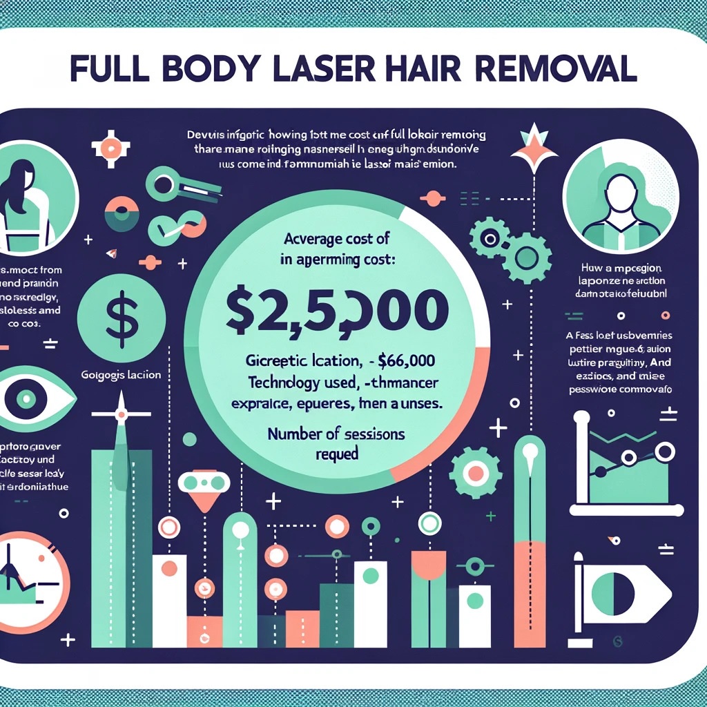 The cost of full-body laser hair removal in the United States can vary widely depending on several factors, including the geographic location of the clinic, the technology used, the experience of the practitioner, and the number of sessions required
